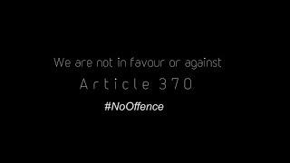 ARTICLE 370 || Kashmir files || Lyrical Video || Abhishek Dubey