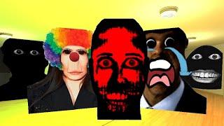 Selene Delgado Nightmare, Angry Obunga, sad Obunga and Rosalía Bizcochito Nextbot Gmod