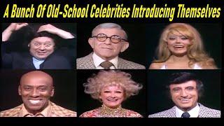 A Bunch Of Old-School Celebrities Introducing Themselves (Bob Hope Special: "Joys", 1976)