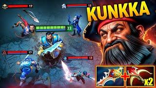 Kunkka One Shot Rampage in Immortal Rank 7.3830Kills Divine Rapier + x2 Daedalus | Dota 2