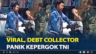Viral, Momen Debt Collector Panik Saat Kepergok TNI di Situbondo, Hanya Bisa Diam Tertunduk Lesu