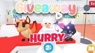 *HURRY*Adopt Me GIVEAWAY FREE Bat Dragon and Shadow Dragon