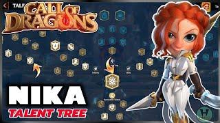 Call of dragons - NIKA new talent tree Guide | Tips and Tricks