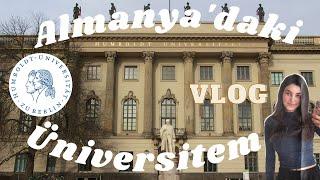 İlk defa Berlin'deki Üniversiteme gidiyorum! (günlük vlog) | Humboldt University *mini* Campus Tour