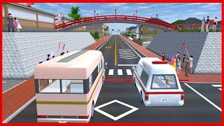 Campervan VS Ambulance || SAKURA School Simulator