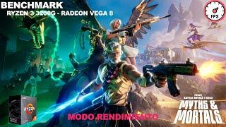 RYZEN 3 3200G RADEON VEGA 8 - FORNITE - MODO RENDIMIENTO 2024