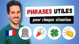  Les PHRASES pour chaque situation en français | leçon de VOCABULAIRE