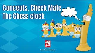 Let´s Learn Chess From Zero.  Concepts. Check Mate The Chess clock