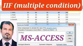 IIF multiple condition ms access calculated table fields | ms access 2010
