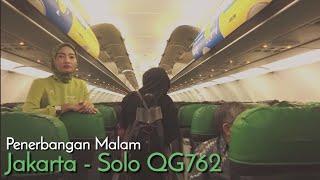 Terbang Malam Jakarta - Solo Bersama Citilink Indonesia Airbus 320 QZ762