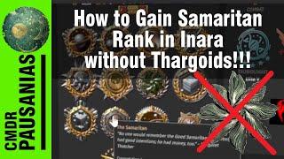 Elite Dangerous - VR - How to obtain SAMARITAN levels in INARA without encountering THARGOIDS