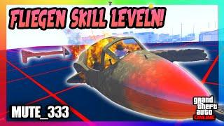  SOLO FLIEGEN SKILL LEVELN! | GTA Online | PS4/PS5 | Deutsch/German | MUTE_333