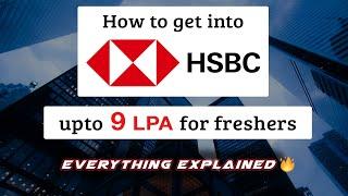 How to get into HSBC | HSBC Selection Procedure | HSBC package | HSBC Freshers | Technical interview