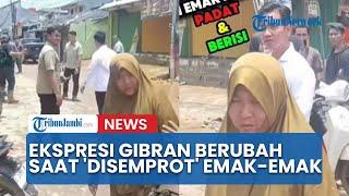 Viral Video Ekspresi Gibran Berubah Diduga 'Disemprot' Emak-Emak Seusai Tawarkan Bantuan