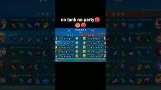 no tank no party #mobilelegends #hiphop #rap #music