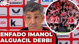 El TREMENDO ENFADO de IMANOL ALGUACIL con sus JUGADORES: "Si hubiera podido cambiar a los 11..."