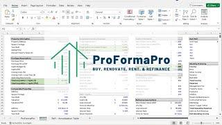 Real Estate Investment Calculator - Buy, Renovate, Rent, Refinance (BRRR) - Microsoft Excel