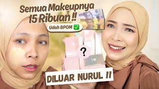 TERMURAH !! FULL FACE MAKEUP TUTORIAL SERBA 15 RIBU !! Pemula wajib tau