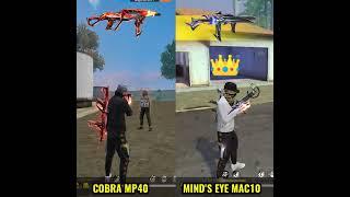 NEW MIND'S EYE MAC10 VS PREDATORY COBRA MP40 - GARENA FREE FIRE