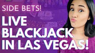  THIS IS WHY I BET $25 ON THE SIDES!  LIVE: BLACKJACK AT GREEN VALLEY RANCH CASINO! SIDE BETS!