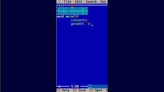 #turbo C++ #demo for c language #first program to c language