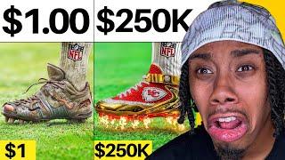 $1 VS $250,000 Cleats NFL Players Wore!!