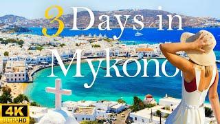 How To Spend 3 Days In MYKONOS Greece | Travel Itinerary