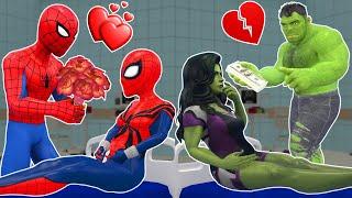 Hulk x Spider Man Beautiful and Ugly In Granny House | Funny Horror Animation