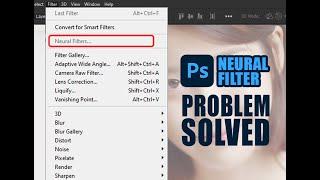 Cara mengaktifkan Neural Filter Photoshop 2022 & 2021