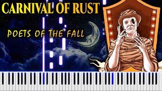 Poets Of The Fall - Carnival Of Rust (Piano Tutorial)