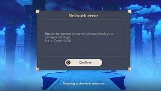 HOW TO FIX CAN'T CONNECT TO SERVER ERROR 4206 GENSHIN IMPACT