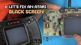 Can We Fix A Dead Atari Lynx ? (Black Screen)