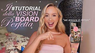 SEI ANCORA IN TEMPO! #tutorial della #visionboard perfetta per il #backtoschool