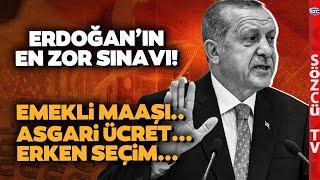 Erdoğan'ın Kafası Karışık! AKP'nin Emekli Maaşı, Asgari Ücret ve Erken Seçim Çıkmazı