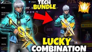 Free fire lucky wheel Bundle Combination ️ Turquoise Tech Bundle Combination New lucky wheel Bundle