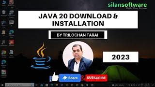 JAVA JDK 20 DOWNLOAD & INSTALLATION on Windows 11 || Silan Software || Pythontpoints.org