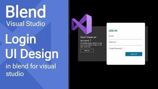 Login UI Design : XAML UI design in Visual studio blend | C# WPF