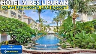 HOTEL DENGAN KOLAM RENANG SELUAS INI?! | Review Hotel Vibes Liburan | Swissbel Resort Watu Jimbar