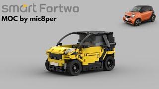 1:14 Smart Fortwo Car - LEGO Technic MOC - With Instructions