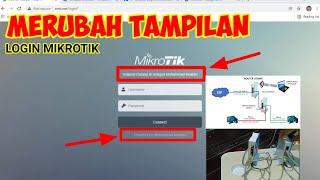 Mengedit tampilan Login Hotspot MikroTik