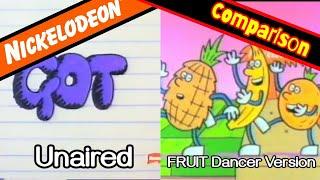 Nickelodeon Comparison Orange You Glad (Unaired & FRUIT Dancer)