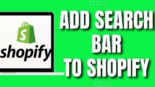 How to Add Search Bar in Shopify (NEW WAY)