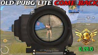 OLD PUBG MOBILE LITE COME BACK  | NEW 0.28.0 UPDATE COMING SOON #pubglite