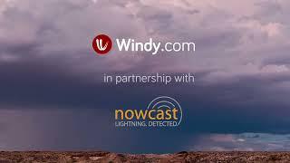 Windy brings a real-time global lightning strikes tracking