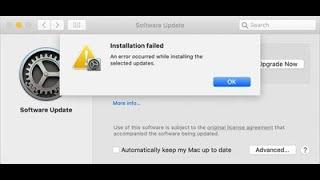 An Error Occurred Installing MacOS Big Sur