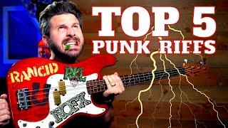 TOP 5 CRAZIEST PUNK BASS RIFFS (And I Learned Them)