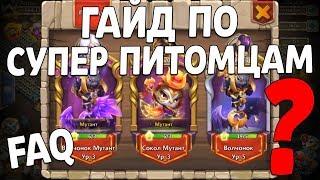 ГАЙД ПО СУПЕР ПИТОМЦАМ! КАК РОЛЛИТЬ, КАК КАЧАТЬ? БИТВА ЗАМКОВ / CASTLE CLASH