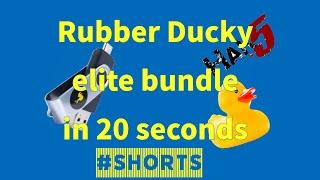 Hak5 Rubber Ducky “Elite Bundle” in 20 seconds #hak5