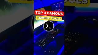 Top 3 Famous Termux Tools For Hackers | CodeGrills | #shorts #termux