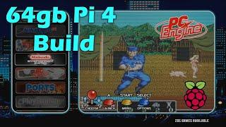 New Pi 4 Retro Gaming 64gb Build - 20+ Classic Gaming Systems